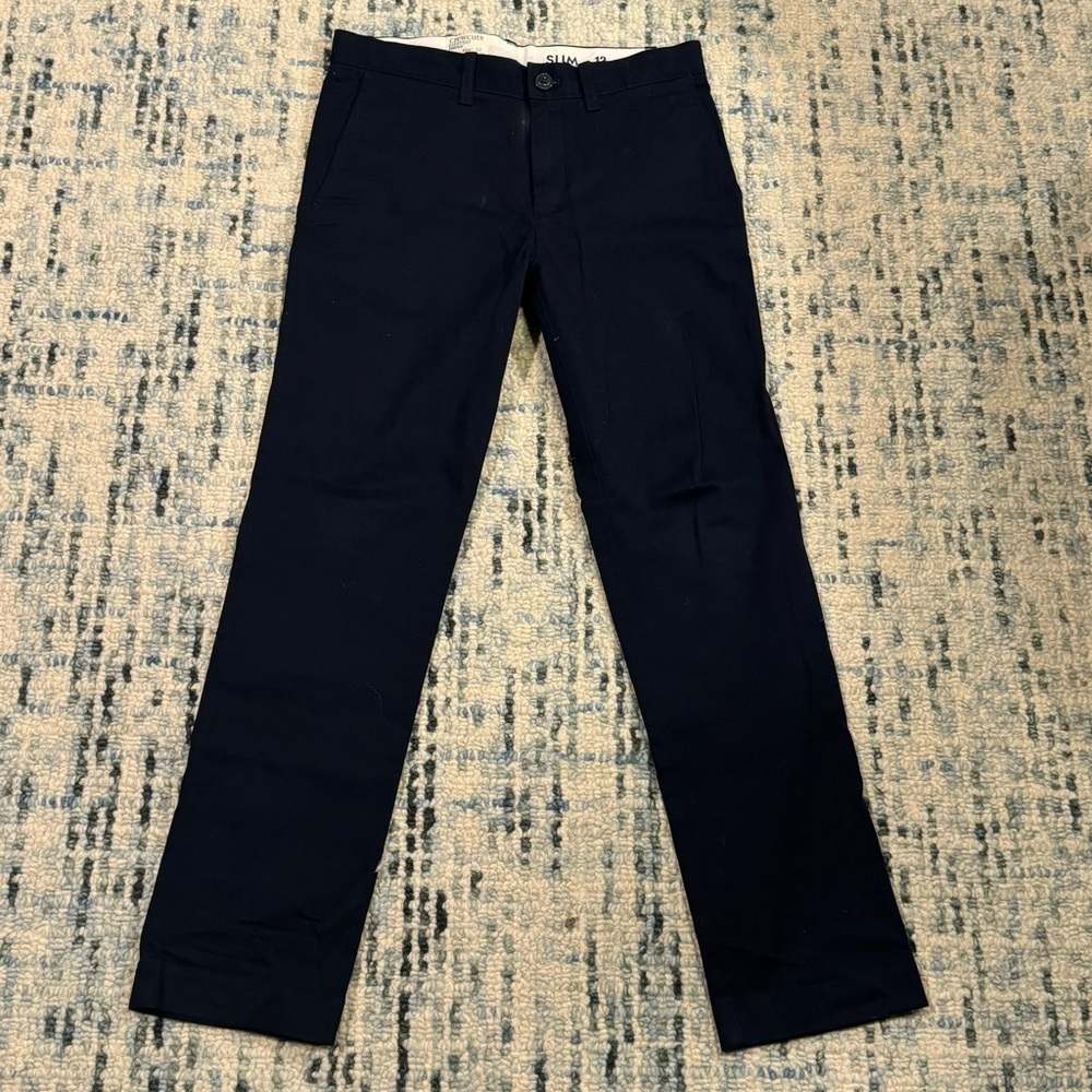 Crewcuts Midnight / Navy Blue Chinos Classic, Slim 12